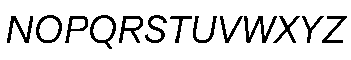 SBArticulate ScreenItalic Font UPPERCASE