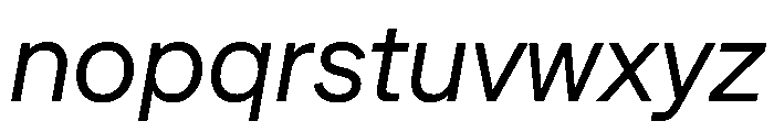 SBArticulate ScreenItalic Font LOWERCASE