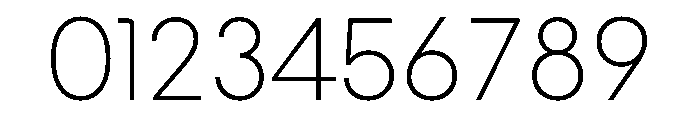 SBFurnir Thin Font OTHER CHARS