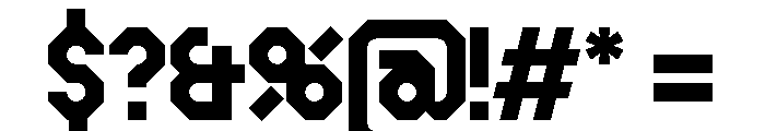SBObskur Plakat Font OTHER CHARS