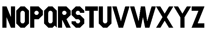 SBObskur Plakat Font UPPERCASE