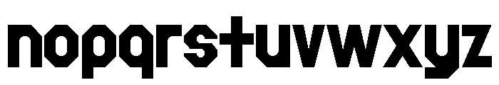 SBObskur Plakat Font LOWERCASE