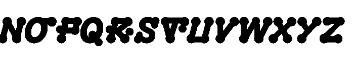 SBPenteks Regular Font UPPERCASE