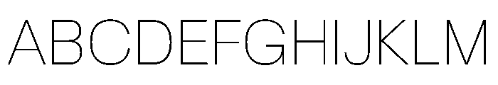 SBReimannStd Thin Font UPPERCASE