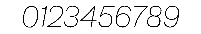 SBReimannStd ThinItalic Font OTHER CHARS