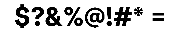 SBViadukt Bold Font OTHER CHARS