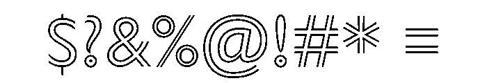Scala Jewels Extra Light Font OTHER CHARS