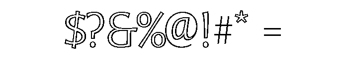 Scala Jewels Light Font OTHER CHARS