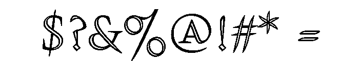 Scala Jewels Regular Font OTHER CHARS