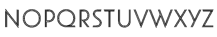 Scala Jewels Thin Font UPPERCASE