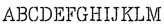 Scatterplot Variable Regular Font UPPERCASE