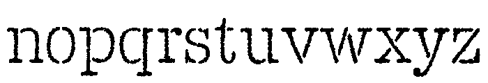 Scatterplot Variable Regular Font LOWERCASE