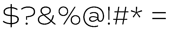 Sculpin Variable Extra Light Font OTHER CHARS