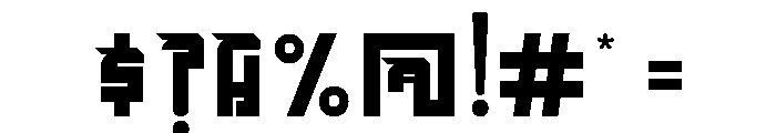 SCHADEN Font OTHER CHARS