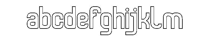 SCIFI EXPERIMENTAL-Hollow FONT