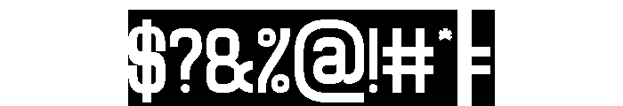 SCIFI EXPERIMENTAL-Inverse Font OTHER CHARS