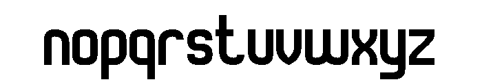 SCIFI EXPERIMENTAL Font LOWERCASE