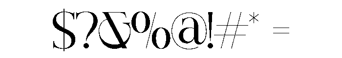 SCRAFTO-Regular Font OTHER CHARS