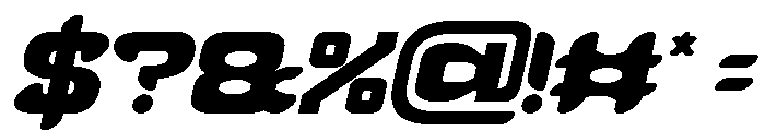 SCUBA DIVING Bold Italic Font OTHER CHARS