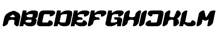 SCUBA DIVING Bold Italic Font UPPERCASE