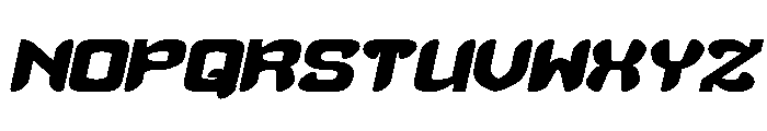 SCUBA DIVING Bold Italic Font UPPERCASE