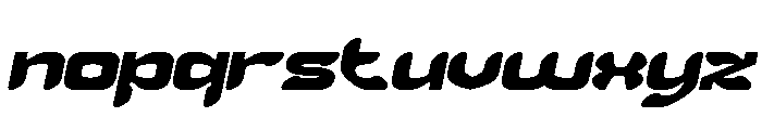 SCUBA DIVING Bold Italic Font LOWERCASE