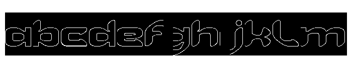 SCUBA DIVING-Hollow-Inverse FONT