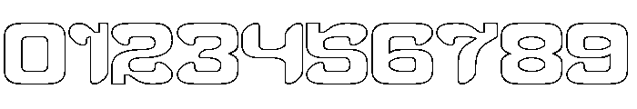 SCUBA DIVING-Hollow Font OTHER CHARS