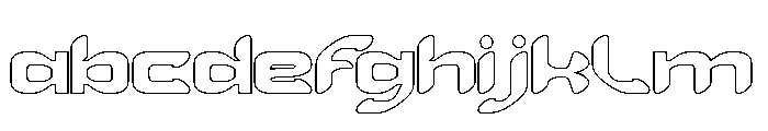 SCUBA DIVING-Hollow FONT