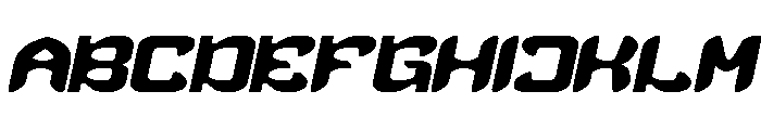 SCUBA DIVING Italic Font UPPERCASE