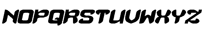 SCUBA DIVING Italic Font UPPERCASE