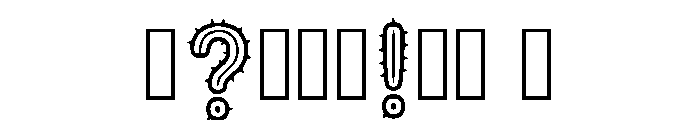 Scale Regular Font OTHER CHARS