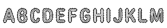 Scale Regular Font UPPERCASE
