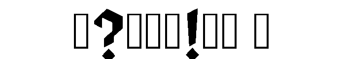Scalloped Regular Font OTHER CHARS