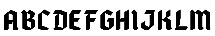 Scalloped Regular Font UPPERCASE