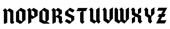 Scalloped Regular Font LOWERCASE