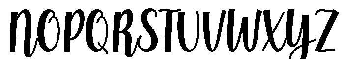 Scalyn Font UPPERCASE