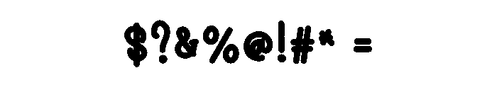 Scanner Font OTHER CHARS