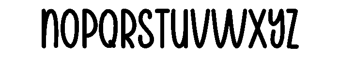 Scanner Font LOWERCASE