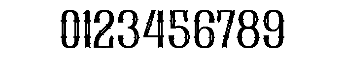Scar Black Regular Font OTHER CHARS