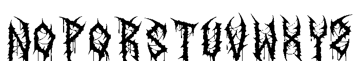 Scardoom Font LOWERCASE