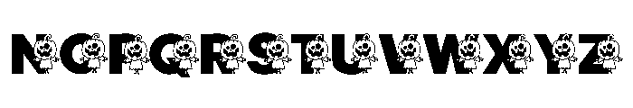 Scarecrow Halloween Font UPPERCASE