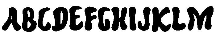 Scared Octopus Font UPPERCASE