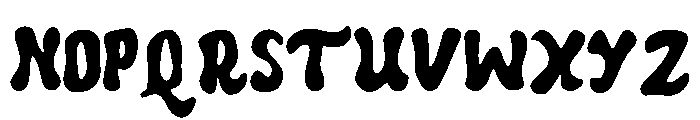 Scared Octopus Font UPPERCASE