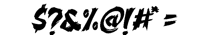 Scarfire Regular Font OTHER CHARS
