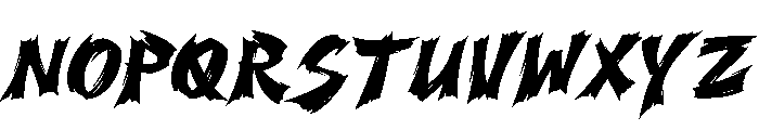 Scarfire Regular Font UPPERCASE