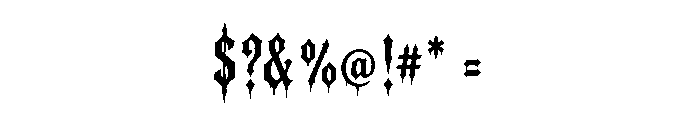 Scarlet Crown Font OTHER CHARS