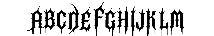 Scarlet Crown Font UPPERCASE