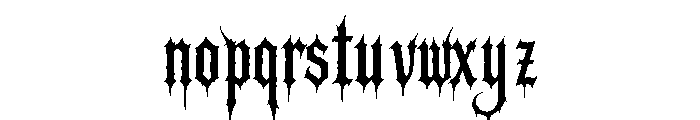Scarlet Crown Font LOWERCASE