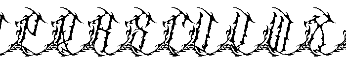 Scarnix Italic Font UPPERCASE